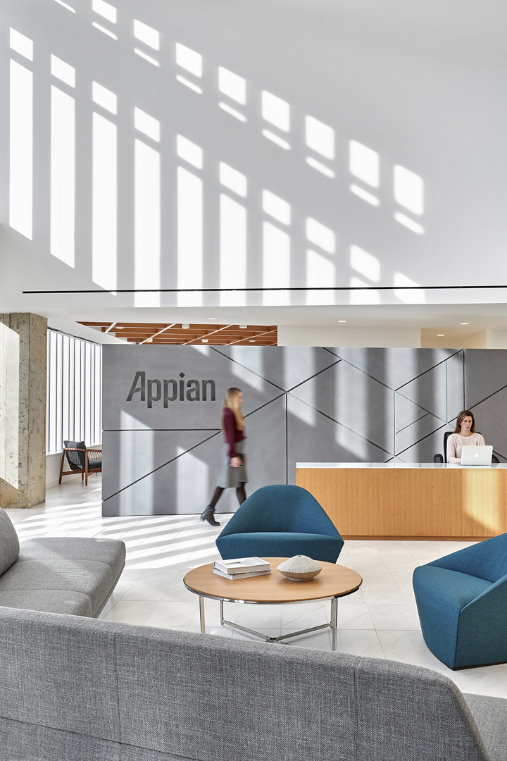 時尚大氣的軟件公司Appian總部辦公樓裝修設計方案